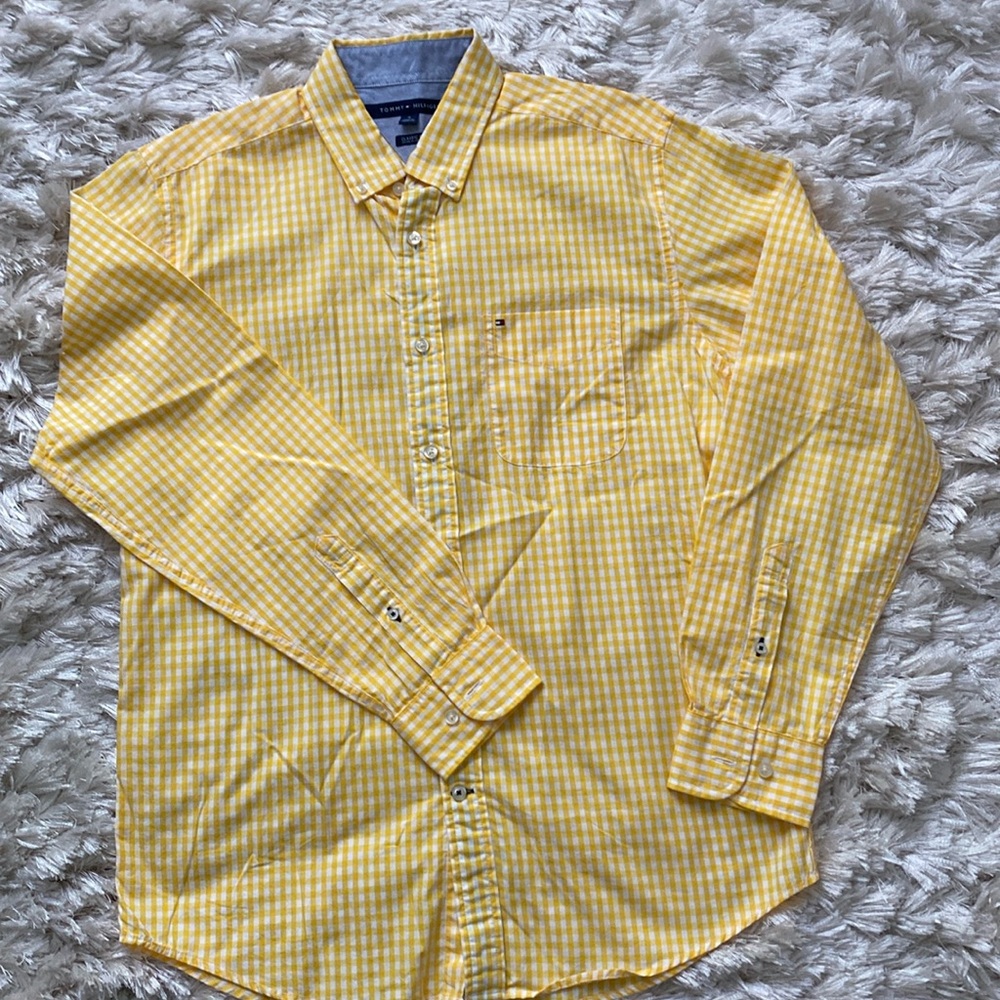 Tommy Hilfiger,  men longs sleeve shirt, size M